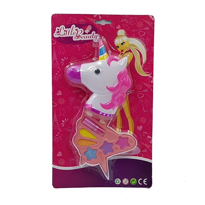 Kit Maquiagem Infantil Completo Com Bolsa Unicornio